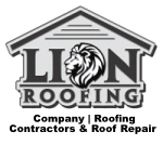 lion roofing company chicago logo
